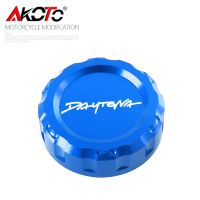 รถจักรยานยนต์ CNC ด้านหน้าด้านหลังเบรคอ่างเก็บน้ำน้ำมันฝาครอบสำหรับ DAYTONA 600 650 675 955i 1000 1200 750คุณภาพสูงอุปกรณ์เสริม