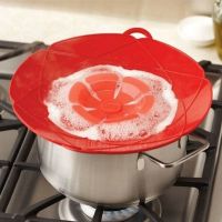 ETXMultifunctional Silicone Lid Spill Stopper Anti Overflow Pot Cover 28.5cm Diameter Kitchen Gadgets Cooking Pot Lids Utensil