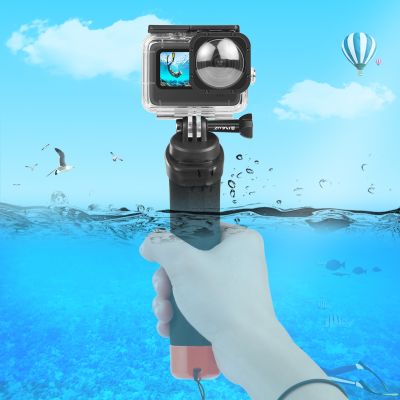 PULUZ สายลอยน้ำมือจับโฟมลอยตัวพร้อมสายและฐานปลดเร็วสำหรับ GoPro HERO10สีดำ/HERO9สีดำ/HERO8สีดำ/HERO7 /6 /5 /5เซสชั่น/4 /3 + /3 /2 /1, DJI Action 2, Xiaoyi และชุดกล้องถ่ายภาพอื่นๆ