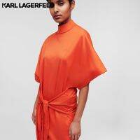 KARL LAGERFELD - JERSEY WRAP DRESS 231W1353 ชุดเดรส