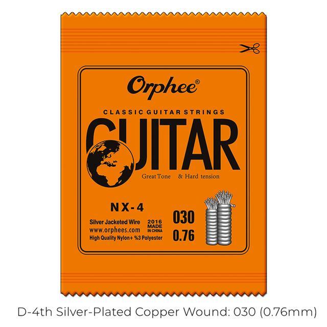 orphee-classical-guitar-strings-single-string-silver-plated-wire-nylon-028-045-hot-sale-replacement-acoustic-guitar-parts