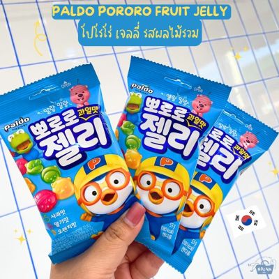 NOONA MART - ขนมเกาหลี โปโรโร่ เจลลี่ รสผลไม้รวม -Paldo Pororo Fruit Jelly 53g