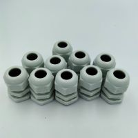 PG-9 NYLON CABLE GLAND ไนล่อน เคเบิ้ลแกลน Cable Range : 4-8 ดำ/ขาว IP68 แพ็คละ 20ชิ้น