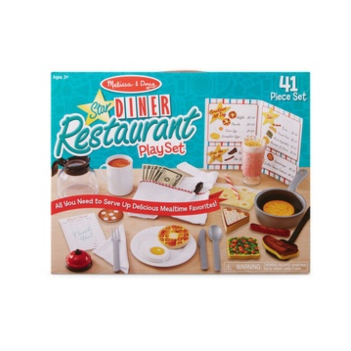 Melissa & DougStar Diner Restaurant Playset Lazada PH