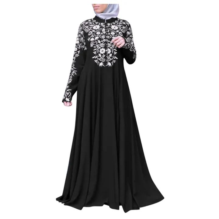 Dubai Abaya Kaftan Women Muslim Long Maxi Dress Party Gown Jilbab Islamic Robes
