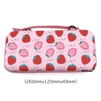 Cute Fruits Storage Bag For Nintendo Switch Kawaii Travel Carry Protective Case For Nintend Switch Game Console Box Shell