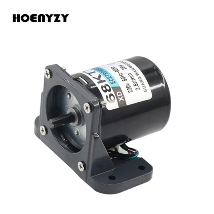 J&U]1Pcs 68Ktyz Mini Gear Motor Ac 220V 28W 2.5R/Min Large Torque Permanent Magnet Synchronous Gear Motor I.1036350968