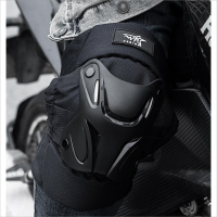 รถจักรยานยนต์เข่าข้อศอก Pads PP Shell Anti-Drop สะท้อนแสงอุปกรณ์ป้องกัน Motocross Motorcyclist Guard Windproof Four-Season