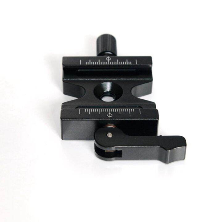 mounting-plate-clamp-double-lock-mounting-plate-clamp-quick-release-plate-clamp-adjustable-knob-adapter-for-arca-swiss-tripod-ball-head-qj-06