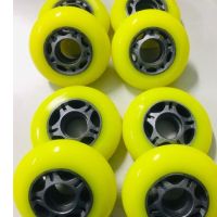 ล้อสเก๊ต ล้อรองเท้า skate , โรลเลอRoller skate wheel, Fitness wheel size 72mm 76mm x 24mm Qty 4 wheels. Fitness Profile