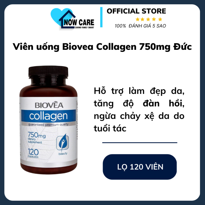 Viên Uống Biovea Collagen 750mg Đức 120 viên | Lazada.vn