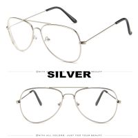 【100°-400°Myopia Glasses】Fashion Classic Metal Frame Eyeglasses WomenMen