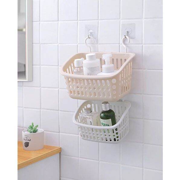 Hanging Storage Basket Bathroom Hanging Basket Toilet Plastic