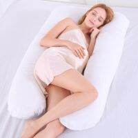 PLW หมอนรองครรภ์ 1 Pcs Pregnancy Pillow U-Shaped Full Body Pillow Maternity Support for Pregnant Womans Back Hips Legs and Abdomen หมอนคนท้อง หมอนข้างคนท้อง