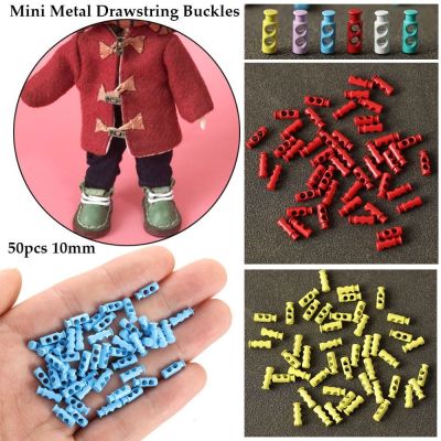 【CW】 50pcs 7 Colors 10 mm Metal Coat Accessories Dolls Sewing Ultra-small Buttons Horn Making