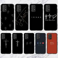 Faith Christian Religious Jesus Phone Case For Samsung Galaxy S10 S20 S21 Note10 20Plus Ultra Shell Electrical Safety