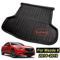 Bochang แผ่นป้องกันสำหรับ Mazda 6 2014-2019ที่เก็บของท้ายรถที่รองเท้าถาดแผ่นปูพื้น