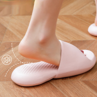 Summer Couple Women House Slide Non-slip Men Bath Slippers Pantuflas Thick Soft Sole Flat Shoes Solid Bathroom Pantufa Chaussure