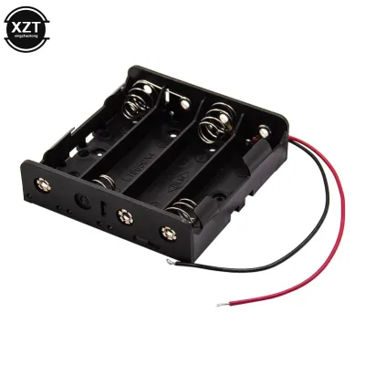 1x 2x 3x 4x 18650 Battery Storage Box Case 1 2 3 4 Slot Way DIY Batteries Clip Holder Container With Wire Lead Pin High Quality