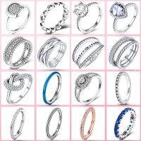 {BUSA Fashion Accessories} แหวนผู้หญิง2022ใหม่925เงินประกาย Amp;