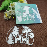 [Dream nylone] ANY 2 SAVE 5% 1pc Christmas Tree Deer Frame Metal Cutting Dies Stencils Cut for DIY Paper Card