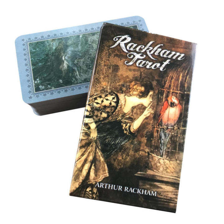 rackham-ไพ่ทาโรต์-ไพ่ทาโรต์ทำนายโชคชะตาเกมการ์ดกระดาษไพ่ทาโรต์สำหรับปาร์ตี้ในครอบครัวไพ่ทาโรต์-rackham-ความบันเทิง