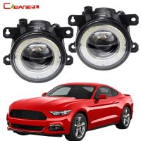 ไฟตัดหมอกแอลอีดีกันชนหน้ารถ2ชิ้นไฟวิ่งกลางวัน DRL 30W 12V สำหรับ Ford Mustang 2005-2017