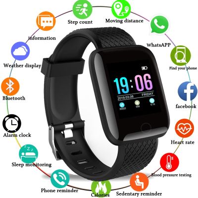 ⊙ New In Smart Watch Men Women Message Reminder Blood Pressure Connected Bluetooth Mobile Phone Sports Bracelet Kids Smart Watch