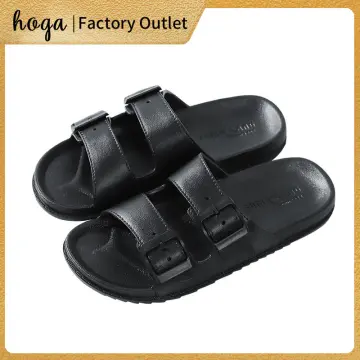 Rubber sandals with online straps