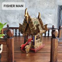 ศาลาทองเล็ก 1 ชั้นเล็ก ศาลเล็ก สีทอง (Gold Spirit house) by Fisher man