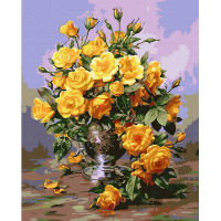 Paintmake DIY Painting By Numbers no frame colourful flowers Painting On Canvas For Home living room Decor Art Picture GX7530