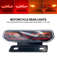 【LZ】djl074 12V Motorcycle Rear Lights LED Motorcycle Brake Light ATV Tail Light Motorbike Stop Turn Signal Direction Indicator Blinker