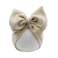 หมวกเด็กผู้หญิง Bows Turban Hat Girl Comfy Bowknot Infant Photography Props Kids Beanie Children Cap