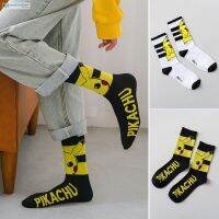 A Pair Cartoon Animal Printed Socks Polyester Long Tube Fun Casual Anime Novelty Patterned Socks for Kids Summer