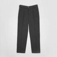 Archive | Belted Chino Trousers (Grey) กางเกงทรงเอวสูงมีเข็มขัดในตัวผ้าคอตตอนทวิลญี่ปุ่น