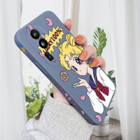 เคสโทรศัพท์สำหรับ OPPO Reno10 Pro + 5G เคสอะนิเมะ Super Moon Design เคสโทรศัพท์ดีไซน์ด้านข้างลายขอบสี่เหลี่ยมปลอกซิลิโคนของเหลวเคสป้องกันกล้องคลุมทั้งหมด