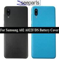 สำหรับ Galaxy A02 A022 A022F/DS ฝาหลังกระจกแบตเตอรี่สำหรับเปลี่ยนปลอกหุ้มช่องหลังฝาหลังปิดโทรศัพท์ A02