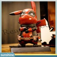 【hot sale】 ☞ B09 sunshine123 Model Toy Cos Deadpool Pikachu Action Figure Simulation PVC Cartoon Collectible Display Mold for Desktop