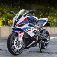 1:12 S1000RR 2021แข่งรถจักรยานยนต์จำลองล้อแม็กรถจักรยานยนต์รุ่นโช้คอัพคอลเลกชันรถของเล่นเด็กของขวัญ