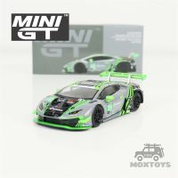 MINI GT 1:64 Huracan GT3 EVO #39 2022 IMSA Road America รถโมเดล Diecast สถานที่2Nd