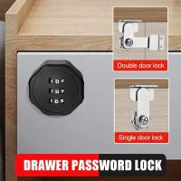 1pcs 3 Digital Code Combination Lock Cabinet Mailbox Password Locker Cupboard Drawer Lock Furniture Hardware Security