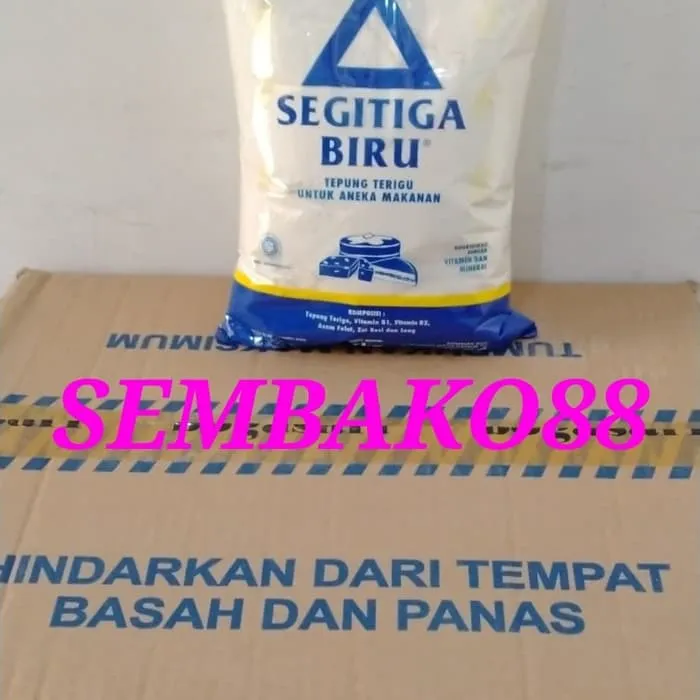 Tepung Terigu Segitiga Biru 1kg Lazada Indonesia