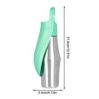 กระบอกน้ำสุนัขแบบพกพาที่เก็บน้ำสัตว์เลี้ยงนำกลับมาใช้ใหม่ได้ที่เก็บน้ำสุนัขขวดน้ำกลางแจ้งเดินทางอุปกรณ์เสริมสำหรับสัตว์เลี้ยง