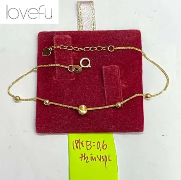 18k SPVL Saudi gold LV inspired bracelet, Luxury, Accessories on Carousell