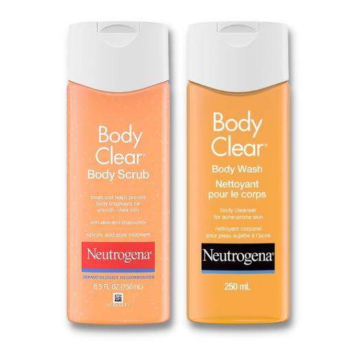 new [ iiMONO ] Neutrogena Body Clear Body Wash Body Scrub Salicylic