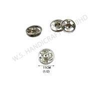 BUTANG KETIP 11MM SNAP BUTTON (555PYRM) SET OF 36 PAIRS UNIT SILVER CARD &amp; PKT RM3.50 ~~ RM24.00