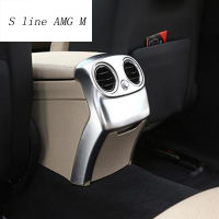 รถจัดแต่งทรงผมสำหรับ Benz C Class W205 C180 C200 Center Armrest แผงเก็บด้านหลัง Air Outlet ตกแต่งกรอบ Trim