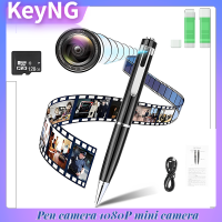 Keyng【ปากกา HD กล้อง】กล้องบันทึกภาพวิดีโอกล้องปากกา1080P Full HD พร้อมกล้องจิ๋วเสียงที่ซ่อนอยู่เครื่องตรวจจับกล้องวงจรปิดห้องน้ำมินีเครื่องบันทึกกล้องจิ๋วกล้อง Wifi Mini เครื่องตรวจจับกล้องรูเล็กไร้สายกล้องซ่อนที่ซ่อนอยู่