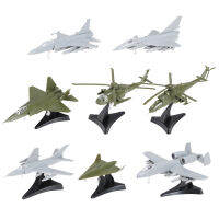 1144ขนาด8รูปแบบเครื่องบินรูปแบบการชุมนุม J-10 J-31 A-10 UH-60A WZ-8 Fighter ทหารเครื่องประดับมินิพลาสติกของเล่น