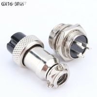 1set GX16-3P 3Pin 16mm Male amp;Female Wire Panel Connector plug Circular Aviation Connector Socket Plug